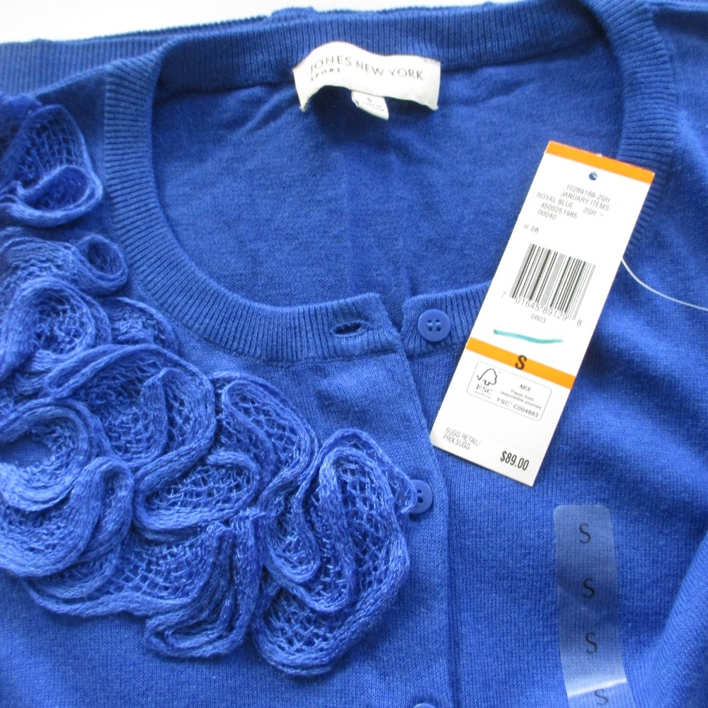 NWT - JONES NEW YORK sweater - sz S - MSRP $89.00 - Picture 3 of 4